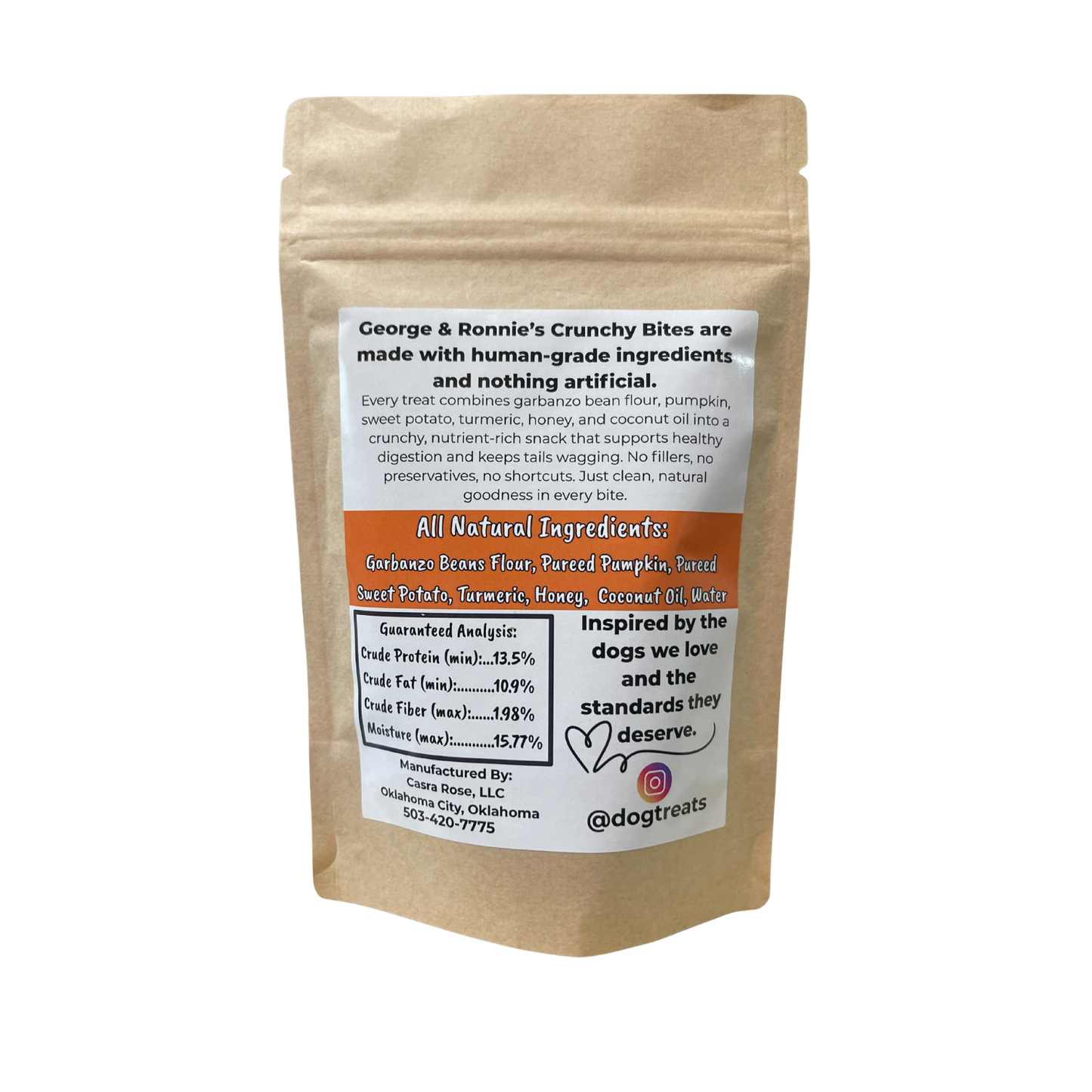 George & Ronnie’s Crunchy Bites – Pumpkin, Sweet Potato & Turmeric