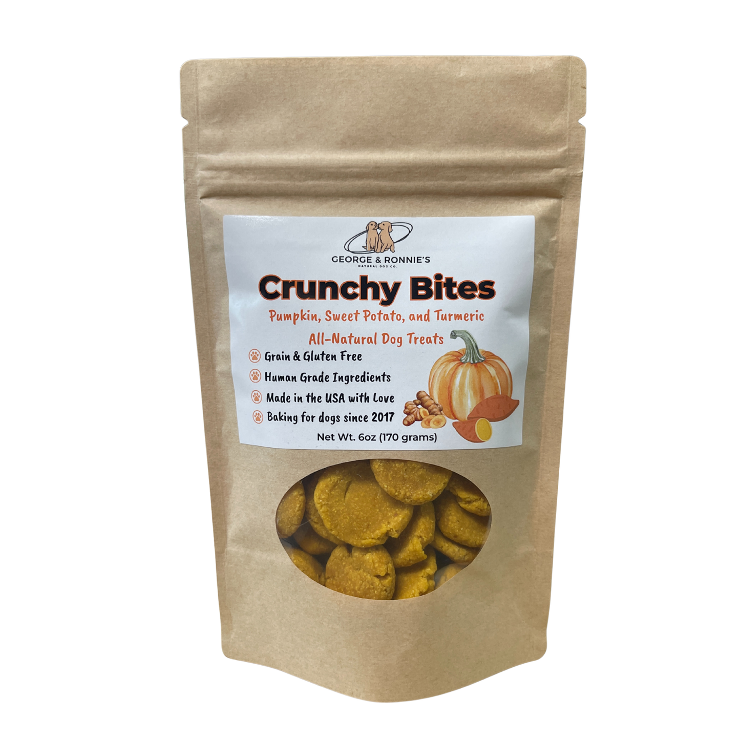 George & Ronnie’s Crunchy Bites – Pumpkin, Sweet Potato & Turmeric